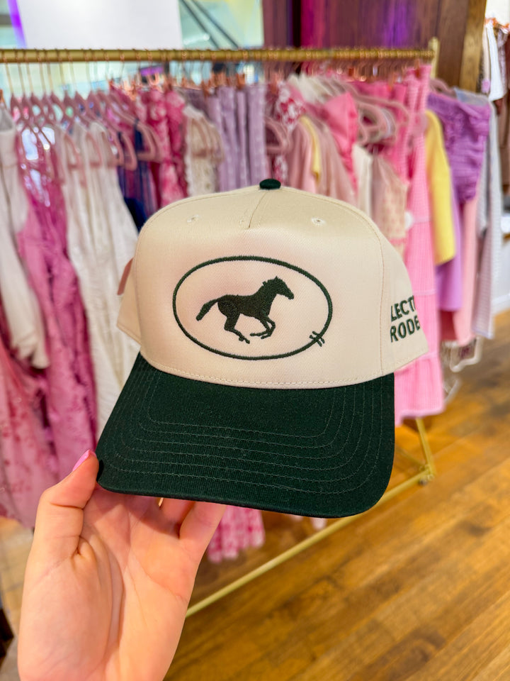 Embroidered Horse Trucker Hat
