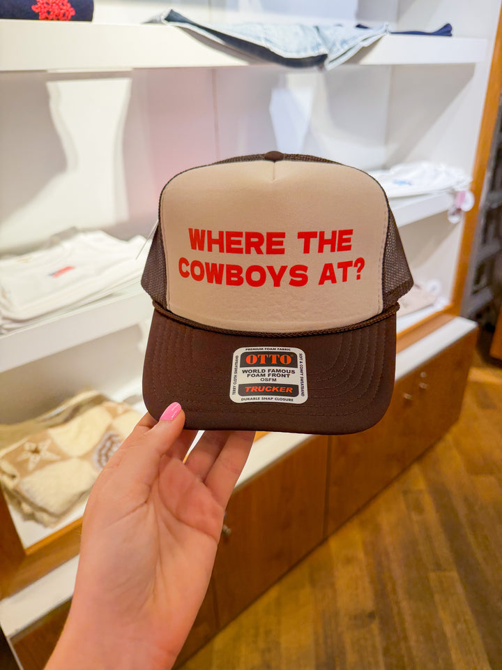 Where the Cowboys At? Trucker Hat