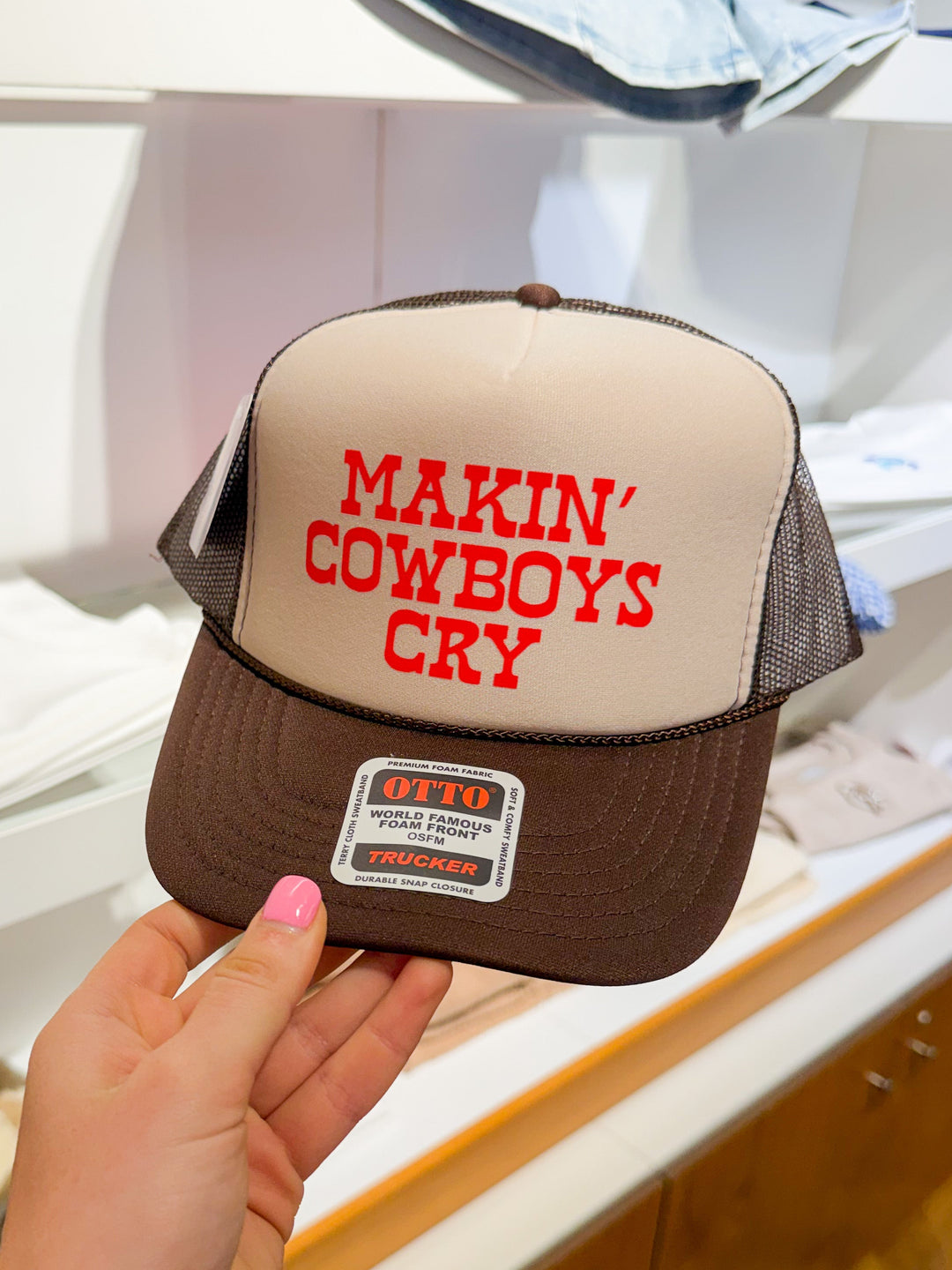 Makin Cowboys Cry Trucker Hat