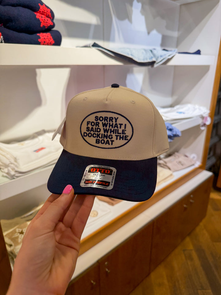 Docking the Boat Trucker Hat
