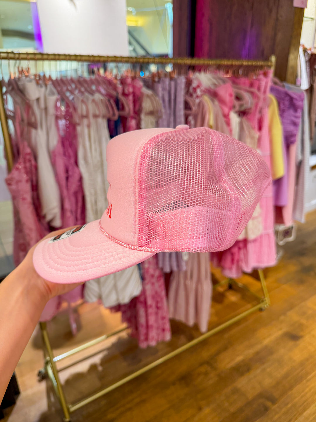 Too Pretty Pink Trucker Hat