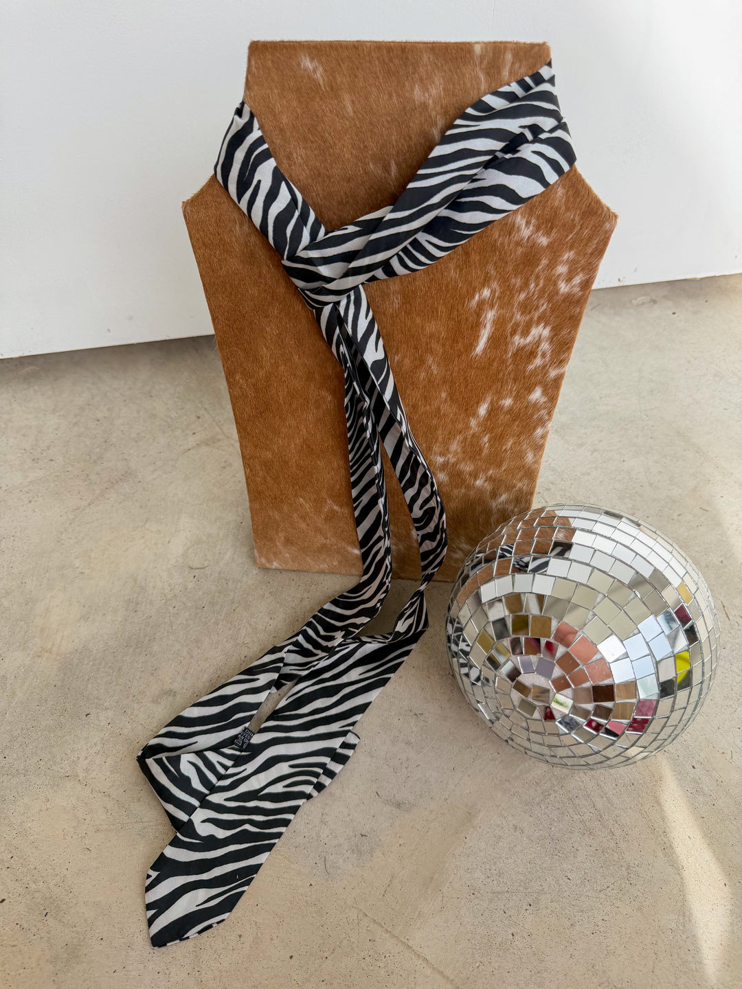 Zebra Print Twilly