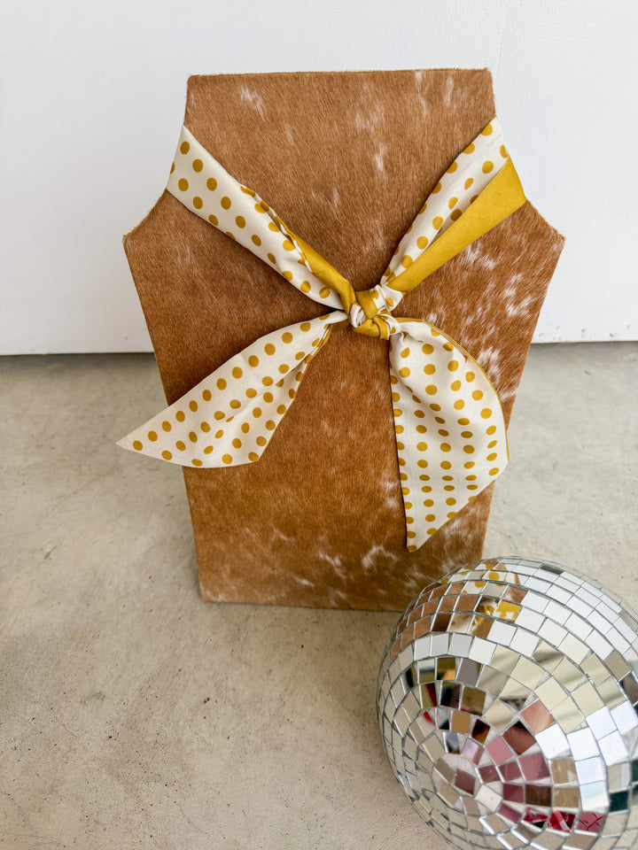 Yellow Polka Dot Twilly
