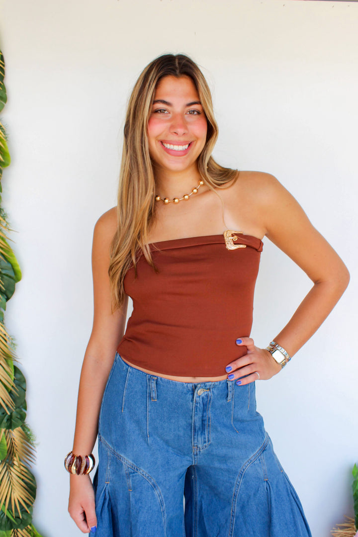 Buckle Tube Top