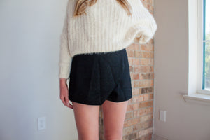 Black Envelope Shorts - JD Ranch Boutique