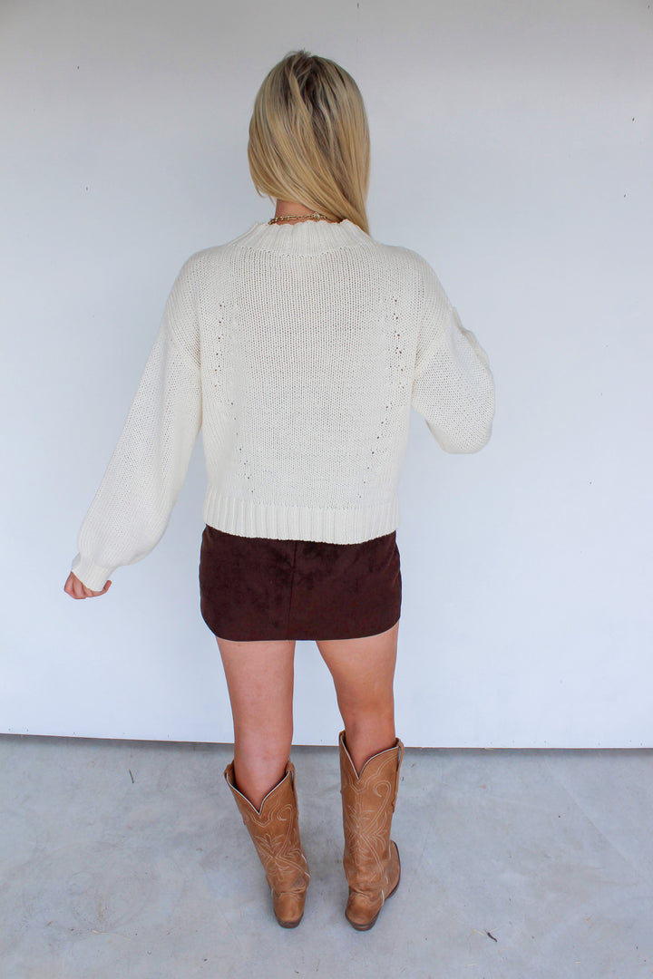 Horseshoe Distressed Sweater