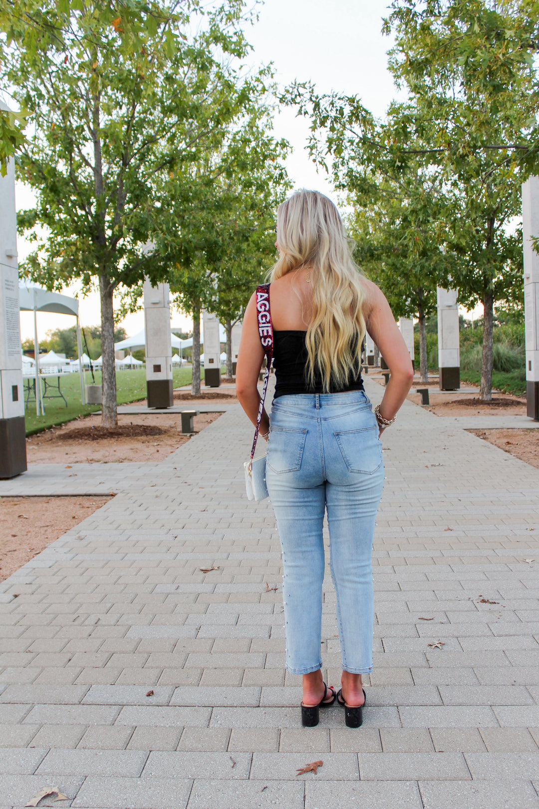 White Bow Tube Top