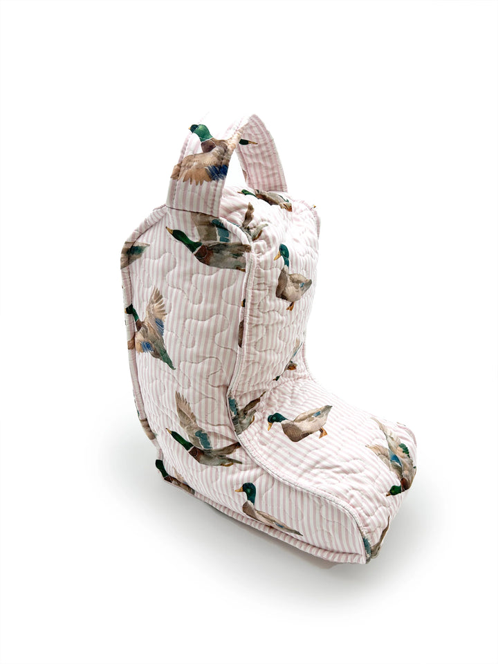 Quilted Boot Bag