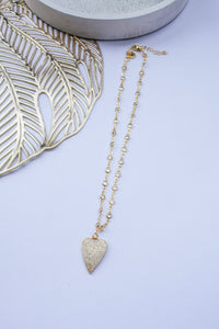 LK Crystal Heart Necklace - JD Ranch Boutique