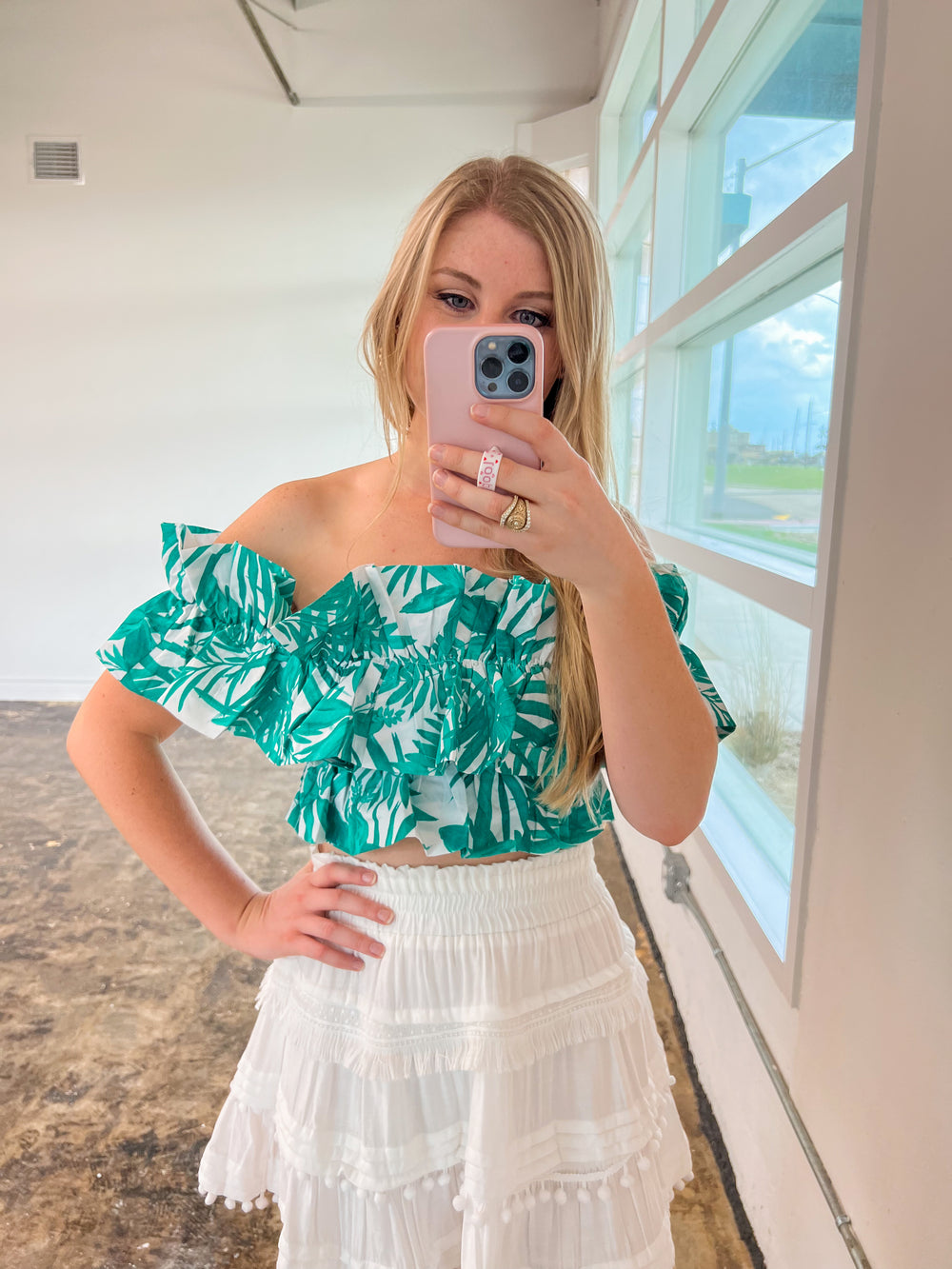 Tropicana Crop Top - JD Ranch Boutique