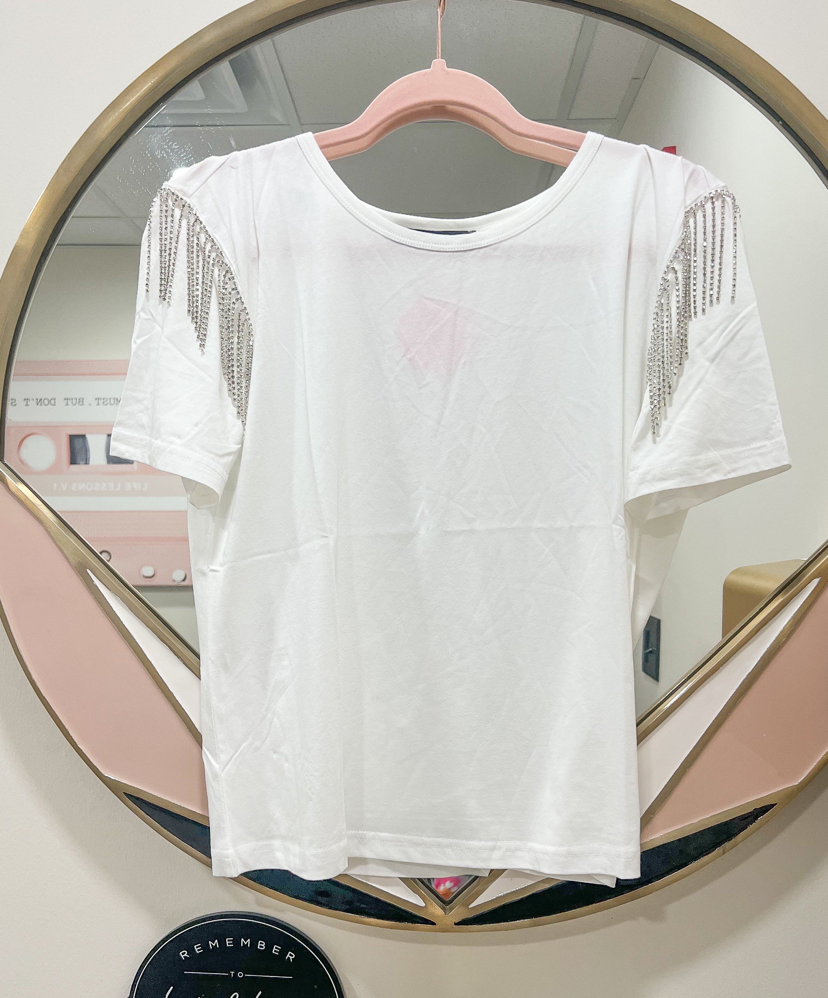 The Rhinestone Tee - JD Ranch Boutique